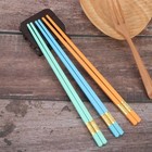  5 Pairs High Temperature Resistance Chopsticks Household Long Chopsticks Smooth