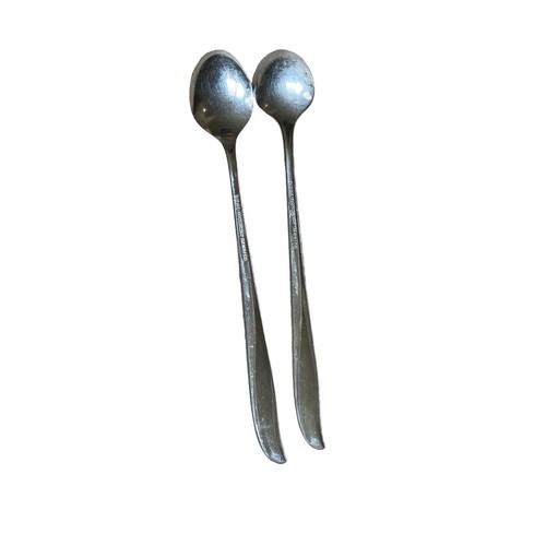Oneida Vintage Edelstahl 8-teiliges Besteck mit langem Griff Löffel/Gabel Set - Bild 9 von 9
