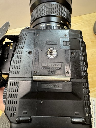 Buscador de prismas Mamiya M645 Super AE + Manuales Sekor C 80 mm f/2,8 N y 45 mm - Imagen 16 de 16