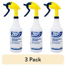  3 pack Zep Professional Plastic Spray Bottle, 32 oz