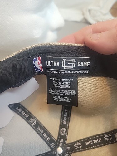 LA Lakers Mütze Ultra Game Basketball Cap hellbraun Druckknopflasche verstellbares Band - Bild 6 von 8