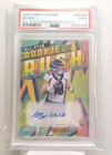Bo Nix 2024 Topps Chrome #RRA-BN All-Etch Rookie Rush Auto Superbowl Bound PSA 9