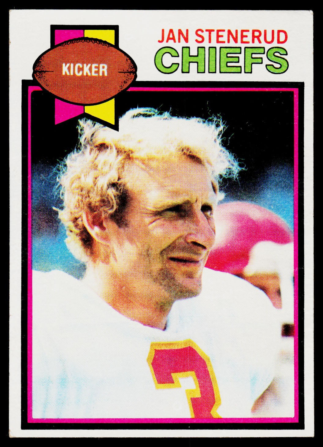 Jan Stenerud, 1979 Topps, #142, Kansas City Chiefs,