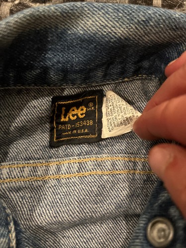 VINTAGE 1970's LEE RIDER CHILDREN'S DENIM JEAN TRUCKER JACKET CHILDS YOUTH SIZE - Picture 5 of 12