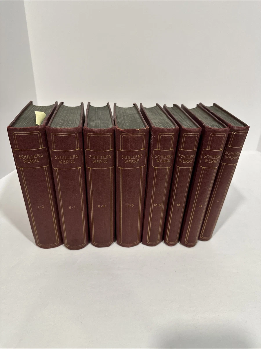 Friedrich Schiller Antiquarian & Collectible Books in German for