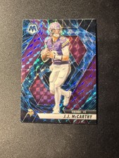 2025 Panini Mosaic JJ McCarthy Genesis Prizm SSP Case Hit Vikings #195