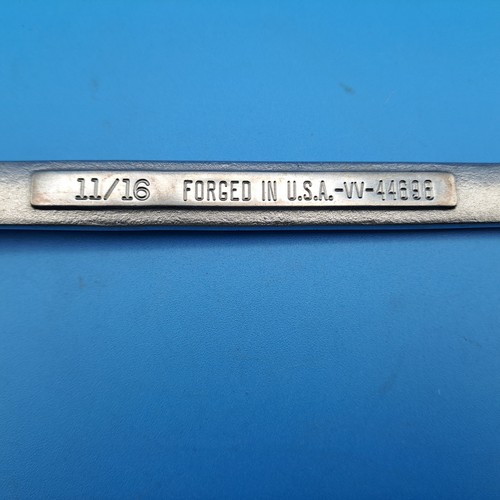 Vintage Craftsman 11/16" Kombination Schraubenschlüssel, Nr. 44698, MFR-Code -VV- Made in USA - Bild 6 von 8