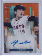 2025 Topps Finest NPB Koji Uehara AUTO ORANGE/25 #fa-ku USA SELLER LEGEND