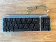 Vintage Apple USB Wired Keyboard iMac Mac Macintosh Bondi Blue M2452 TESTED