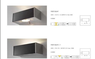   OLIGO FIRST SIGHT WL   Designer Wandlampe   Neu & OVP  