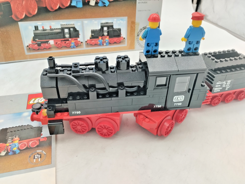 LEGO 7750 Steam Engine OVP BOX 12V Train Eisenbahn Zug Trains roter Motor - Picture 8 of 24
