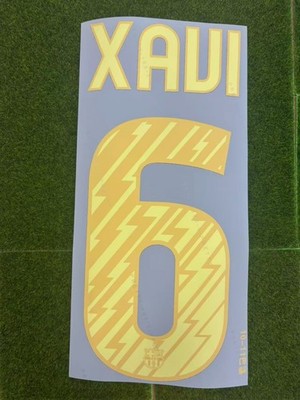2010-11 Xavi Barcelona Player Size Nameset Name Number ID Print