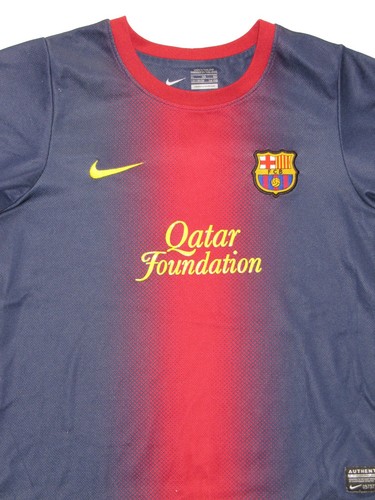 FC Barcelona Kinder Fußball Trikot Nike Gr. 122-128 Jersey Shirt - Bild 2 von 2