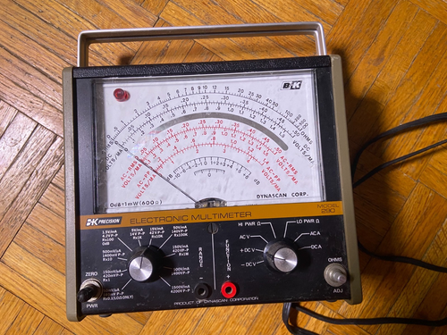 BK Precision Model 290 Elektronisches Multimeter - Vintage GEBRAUCHT