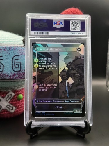 Crystal Fragments | Summon: Alexander Borderless Foil #357 Final Fantasy PSA 10 - Picture 2 of 4