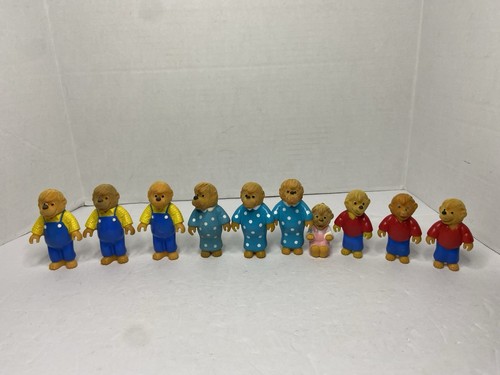Berenstain Bären Familie Figuren McDonalds Happy Meal 1986 Bernstein 10 Stück - Bild 1 von 14