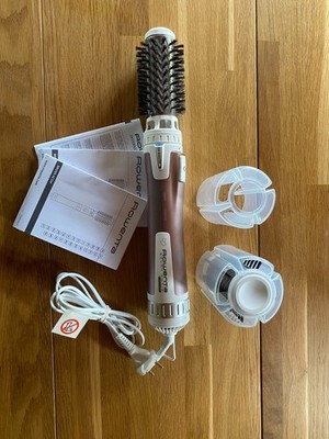 Lockenstab Rowenta CF9540 Lockenbürste Weiss-Kupfer Warmluftbürste rotierend