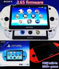 Sony PS Vita PCH-2000 Console Firmware 3.65 Region Free, 128GB Micro SD + Games