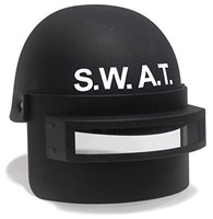 Swat-Helm Kinder Fiestas Guirca, Schwarz, GrößE M, PolizeikostüM, Spielzeug