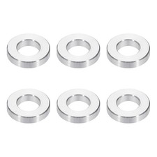 M6 Aluminum Spacer,6 Pcs Metal Spacers Aluminum 6.2mm ID x 12mm OD x 3mm L