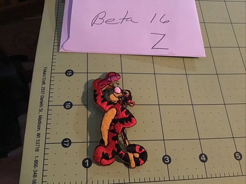 TIGGER - DISNEY - bestickter Bügelbild Patch Kippmütze Baseball - Bild 2 von 8