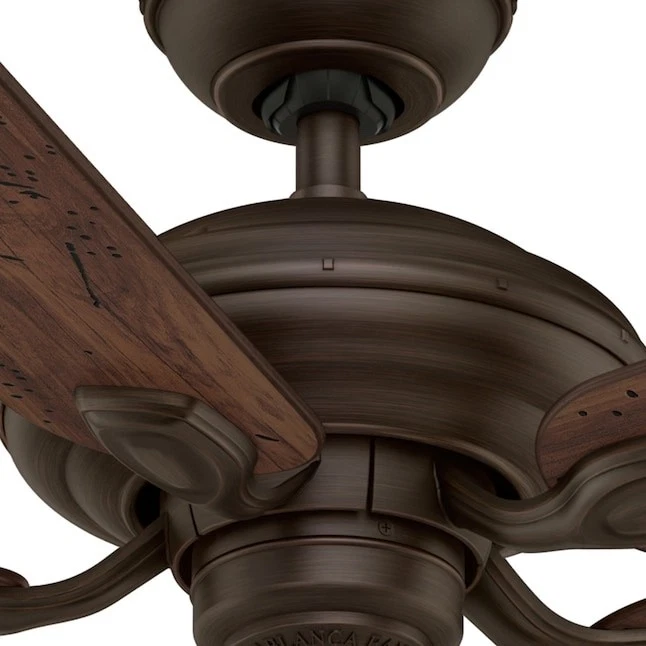 NEW Casablanca Utopian 52" Damp Outdoor Ceiling Fan - Brushed Cocoa - 54035 - Image 3 of 4