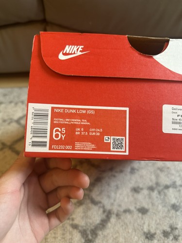 Nike Dunk Low Mineral Teal Size 6 - Picture 7 of 7