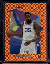 2024-25 Finest Kevin Durant Uncommon Orange X-Fractor #176/200 Suns