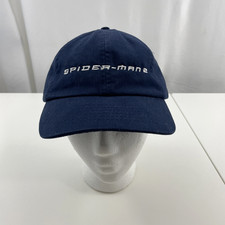 Spider-Man 2 Embroidered Logo Unisex Navy Blue Baseball Hat Cap Head Shots