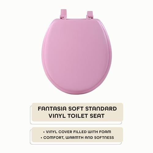 Weicher Standard-Vinyl-Toilettensitz, Teerose - 17 Zoll weicher Vinylbezug mit  - Bild 3 von 7