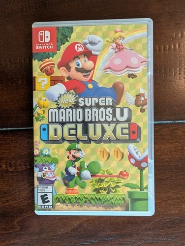 New Super Mario Bros U Deluxe Nintendo Switch Complete Tested Working
