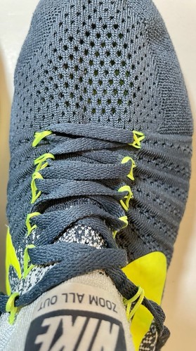 Nike Mens Zoom All Out Flyknit 844134-407 Gray Basketball Shoes Sneakers Size 12 - Picture 16 of 17