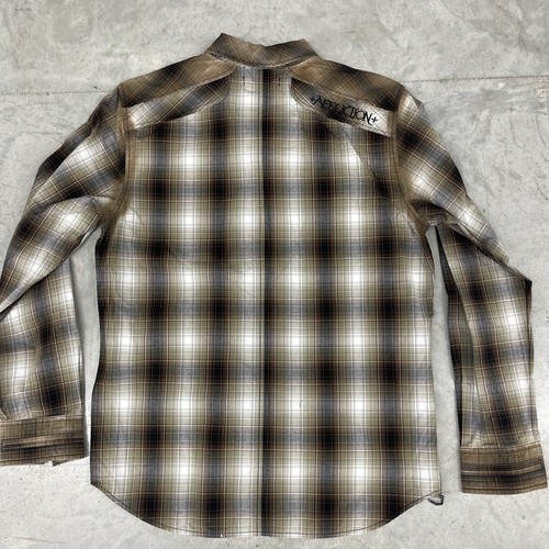 Affliction Shirt Men’s L Black Premium Graphic Button Up Vintage Y2K - Picture 4 of 9