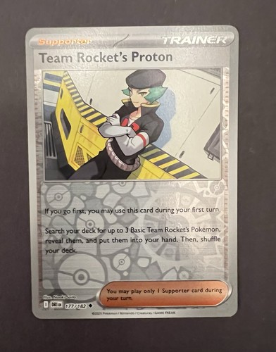Team Rocket's Proton 177/182 Sv10: Destined Rivals Reverse Holo NM - Picture 1 of 1