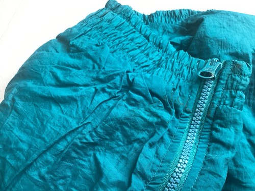 Detroit Pistons Teal Jacket Large Retro Windbreaker Mighty Mac Sports - Picture 12 of 17