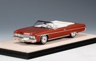 1973 Chevrolet Caprice Convertible Open roof Dark Red Metallic in 1:43 scale