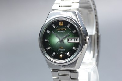 [N NEUWERTIG] Vintage Seiko Lord Matic Special 5206-6100 grünes Zifferblatt...