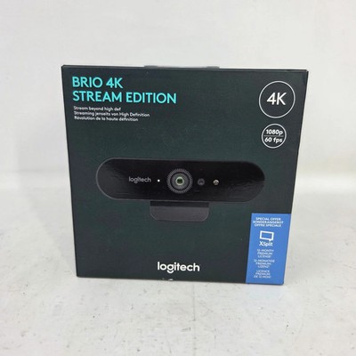 New Logitech Brio 4K Stream Edition 4K 60 fps Fixed Webcam V-U0040