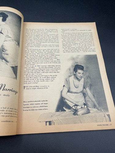 Vintage Beautify Your Figure Magazine May 1946 Beauty Self-Improvement - Picture 8 of 11