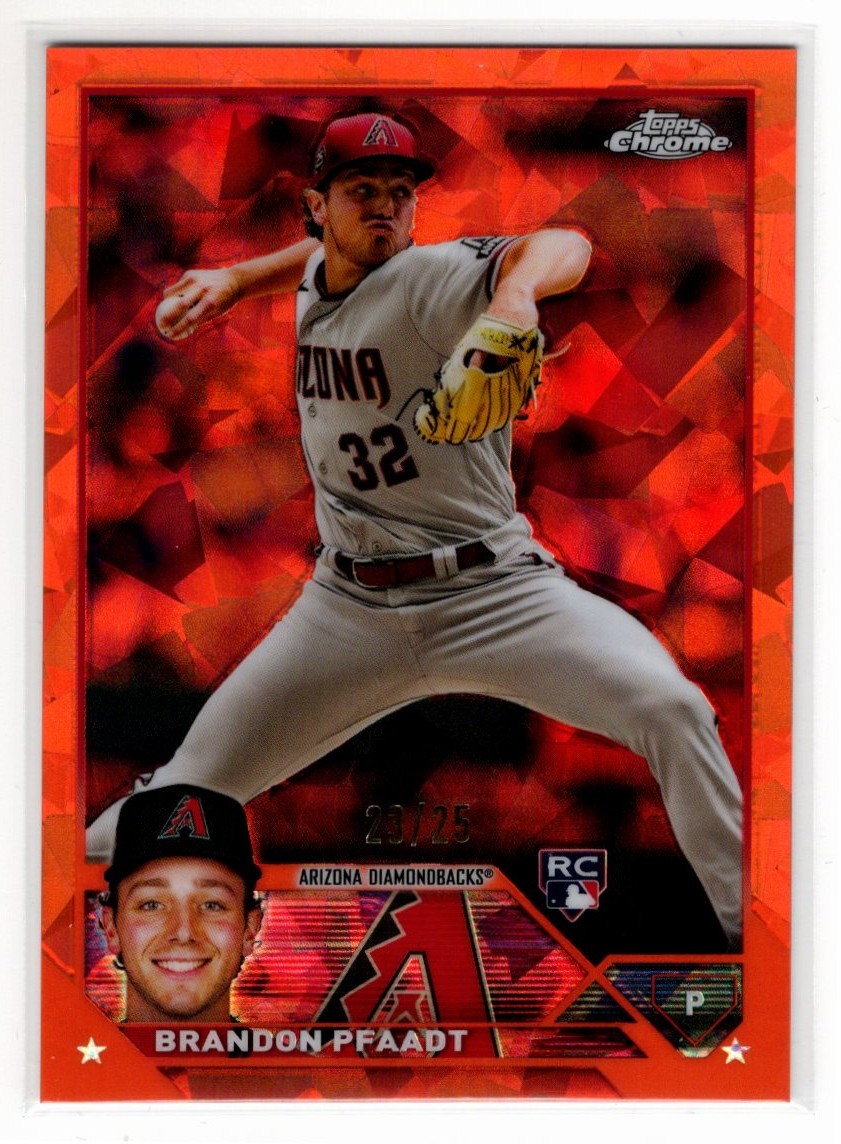 2023 Topps Chrome Update Sapphire Edition #USCS6 Brandon Pfaadt Orange #/25