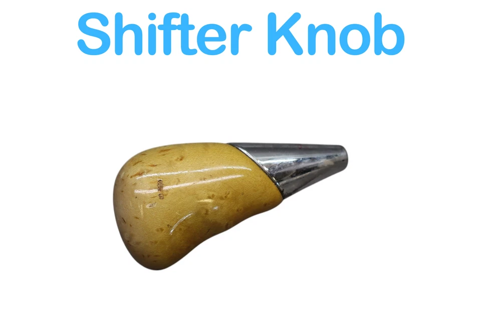 02-10 Lexus Z40 SC430 4.3L Convertible Transmisión Cambio Perilla Madera Fabricante de Equipo Original Foto 3 de 4