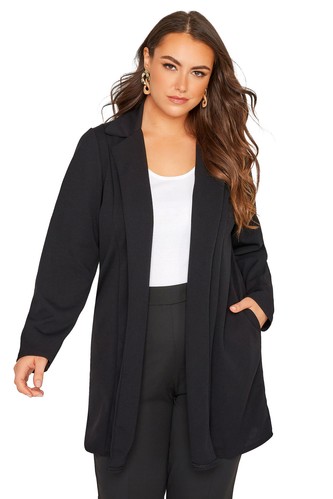 Yours Curve Womens Plus Size Longline Blazer - Picture 7 of 66