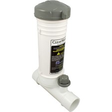 Tablet Feeder, Waterway, In-Line, 2" Slip, White : CLC012-W