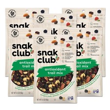 Snak Club Antioxidant Trail Mix 5.5oz (Pack of 6 Resealable Bags) 23.53 per gallon