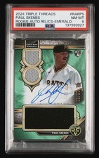 2024 Topps Triple Threads - Rookie Auto Relics Paul Skenes #RAR-PS Emerald /50