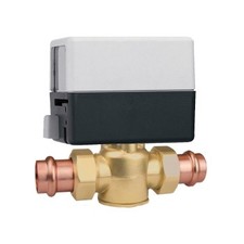 Caleffi Z55P Z-One 2-Way,NC TERMINAL Block, w/ MS,24V,3/4",Union Press,7.5Cv