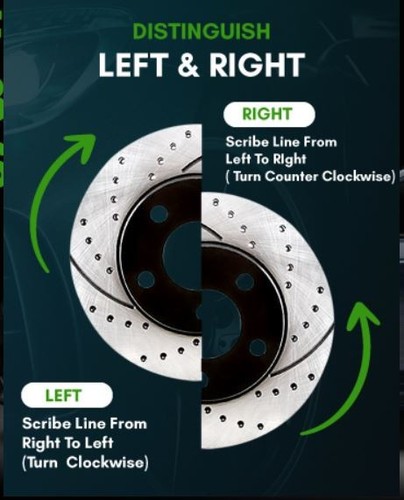 Front /Rear Drilled & Slotted Brake Rotors + Ceramic Pads Fits 02-06 Ram 1500 - Picture 6 of 12