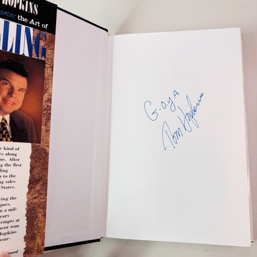 How to Master the Art of Selling by Tom Hopkins Hardcover 1982 Book SIGNED - Picture 3 of 9