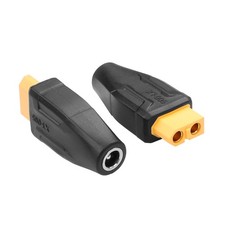 XT60 to DC 5521 Adapter 2pcs, XT60 Female to DC 5.5mm x 2.1mm Female Model Ai...