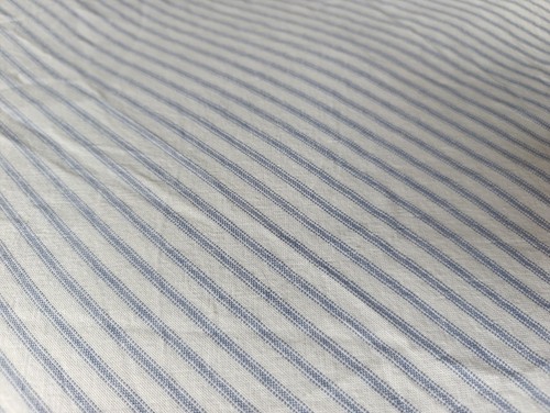 Set copripiumino vintage Jigsaw Home 100% cotone, righe blu e bianche - king size - Foto 3 di 16